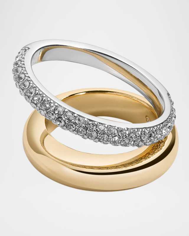 Vida Two-Tone Pavé Ring, Size